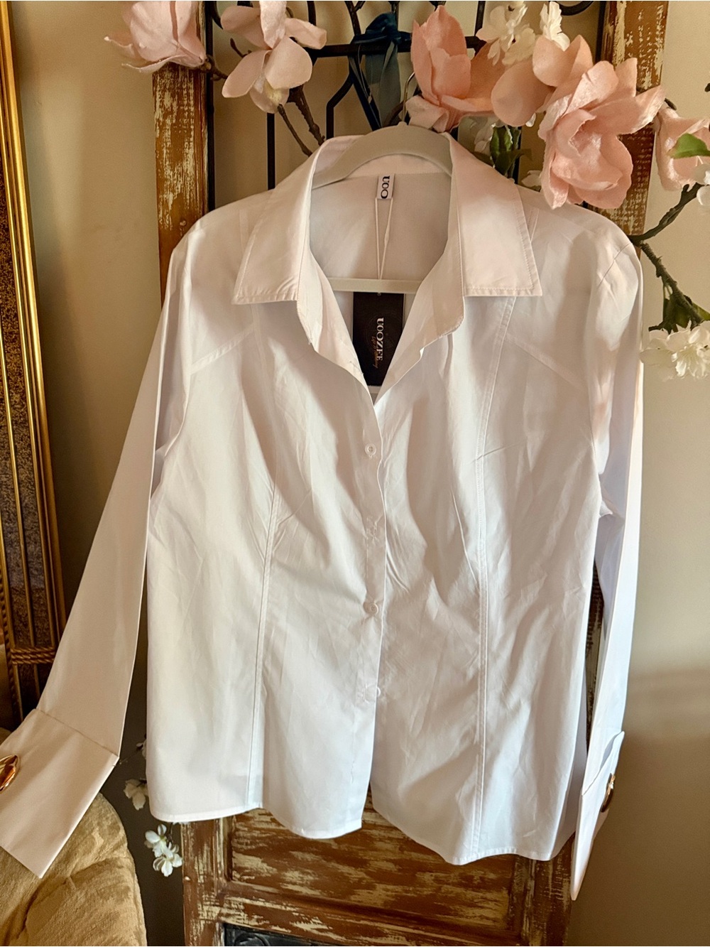 Uoozee White Collared Shirt - Clean Classic